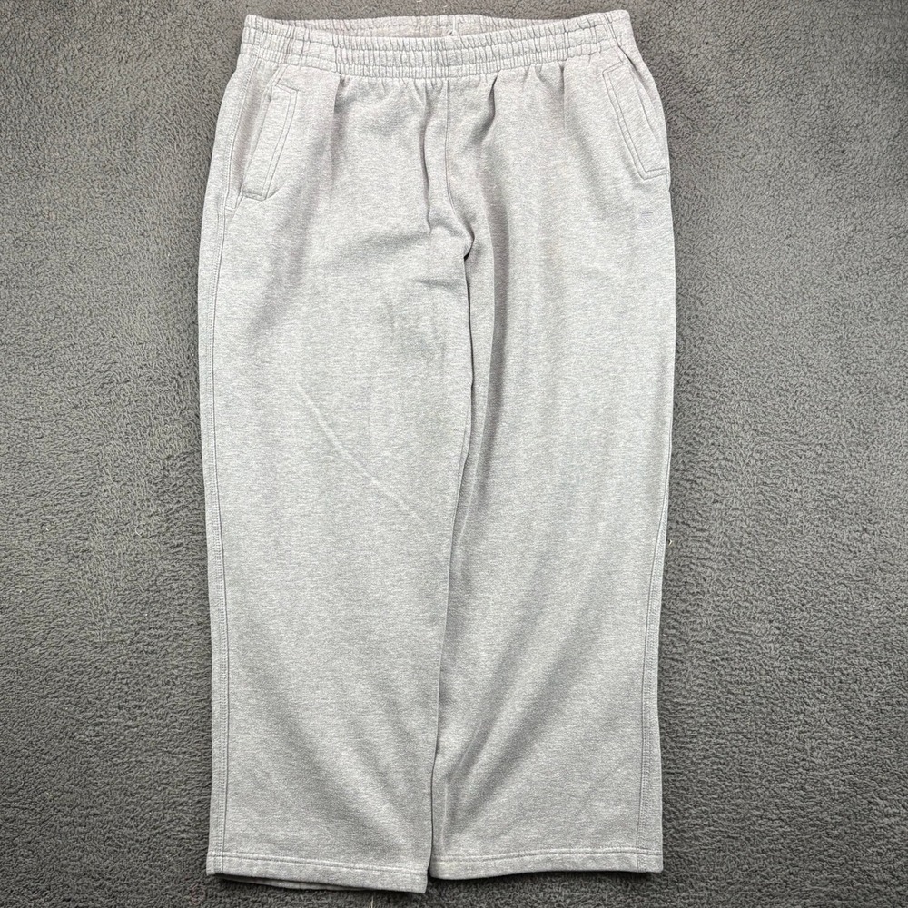 Starter Mens XL Gray Fleece Sweatpants Elastic Waist Drawstring‎ RN 70892 40-42